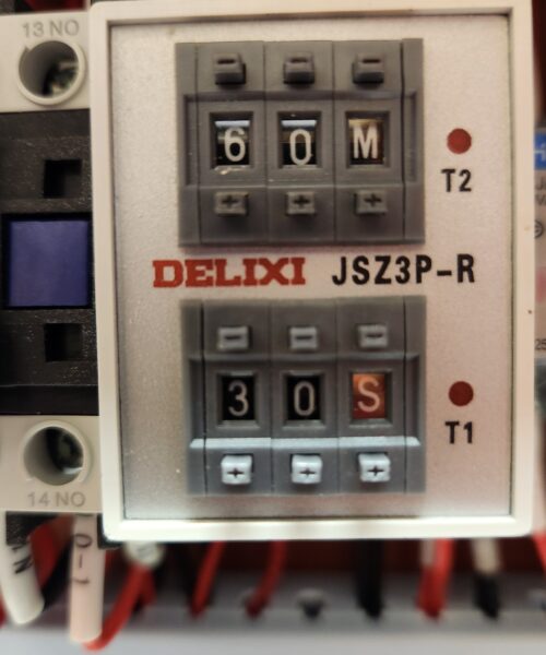 Ultrafilter flushing timer